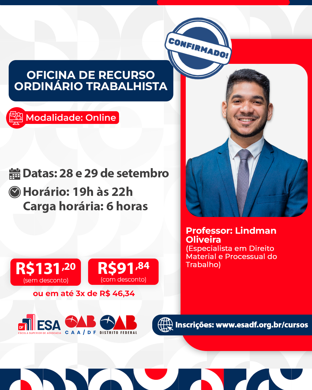 Oficina de Recurso Ordinário Trabalhista - ID 1030