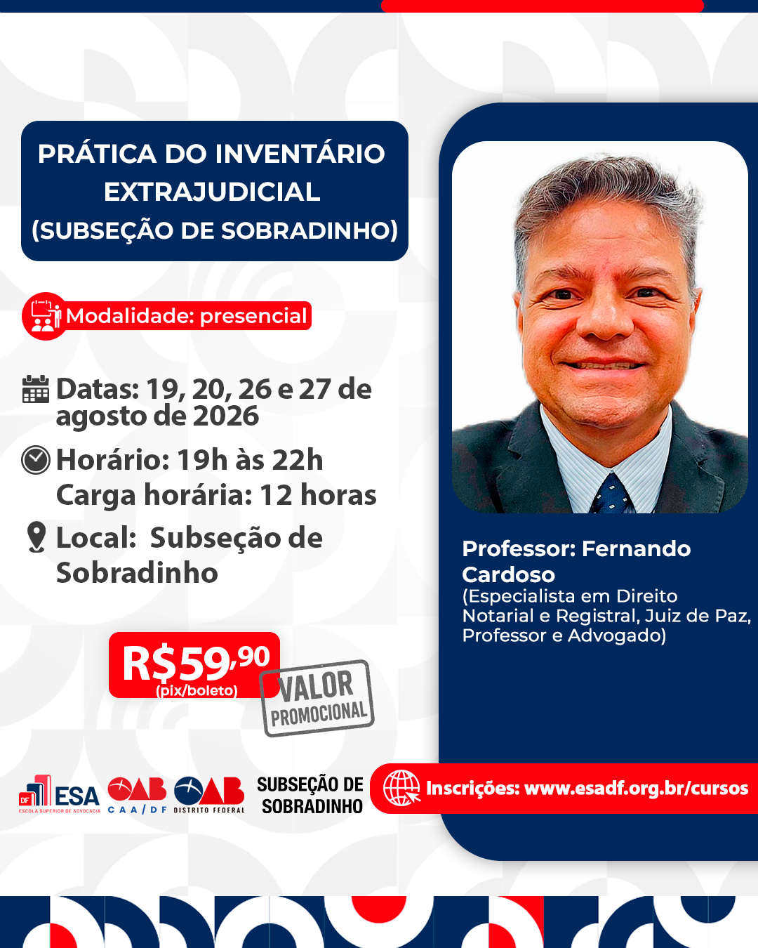 Prática do Inventário Extrajudicial - Subseção de Sobradinho - ID 1012