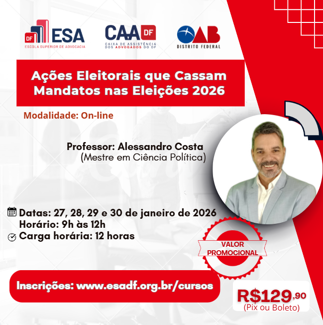 Ações Eleitorais que Cassam Mandatos nas Eleições 2026 - ID 935