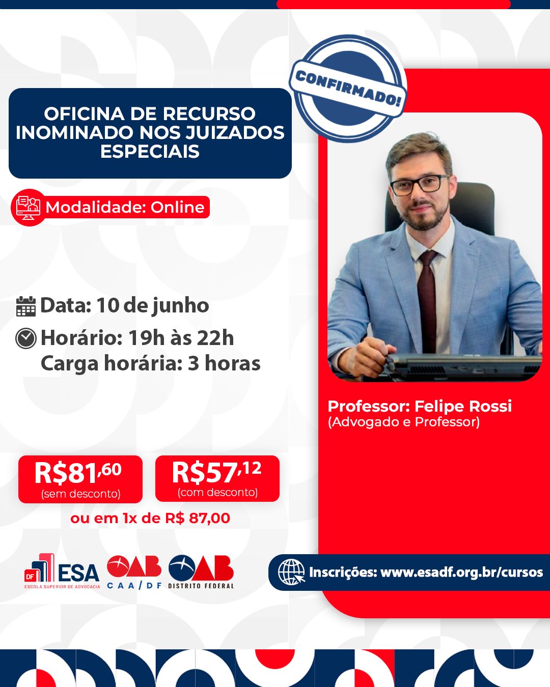 Oficina de Recurso Inominado nos Juizados Especiais - ID 979