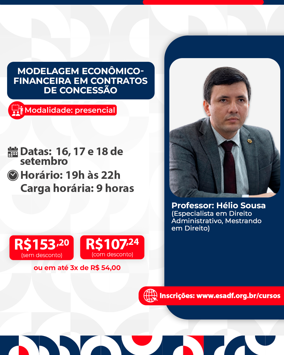 Modelagem Econômico-financeira em Contratos de Concessão - ID 1026
