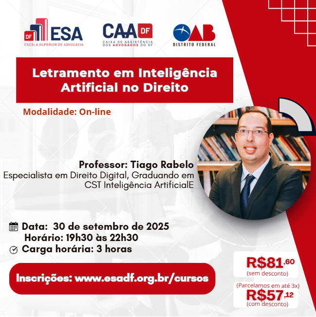 Letramento em Inteligência Artificial no Direito - ID 884