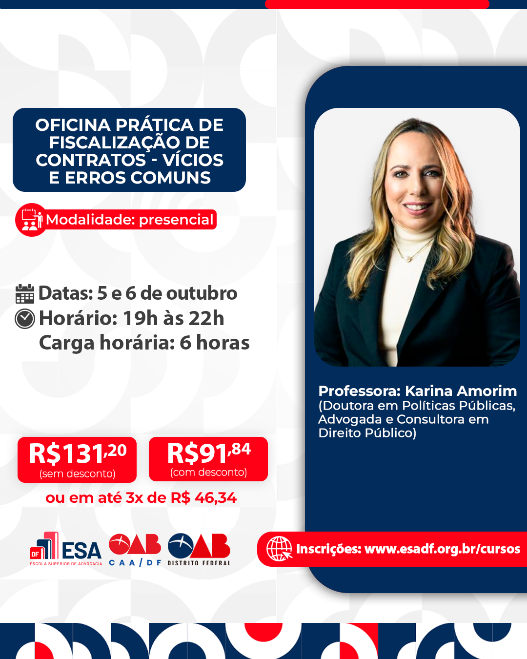 Oficina Prática de Fiscalização de Contratos - Vícios e erros comuns - ID 1039